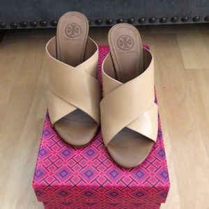 Tory Burch Color Cube 100 MM Mule, Size 5.5